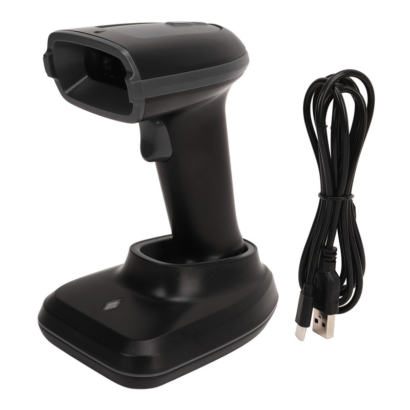 Barcode Scanner Wireless 2.4G QR Code Reader Handheld Tool for