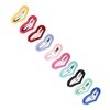 50 Pcs Little Pet Hair Clips Mini Peach Heart Hairpin