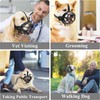 Dog Muzzle, Soft Rubber Safe Basket Breathable Muzzles Adjustable Straps