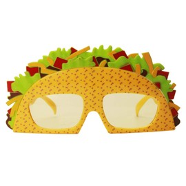Sandwich Eyeglasses Novelty Funny Eye Glasses Sunglasses Eyewear for Adults Kids - Yellow