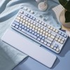 YUNZII B87 Wireless Mechanical Keyboard,QMK/VIA Programmable,TKL Layout 87 Keys,BT/2.4G/USB-C,Hot Swap