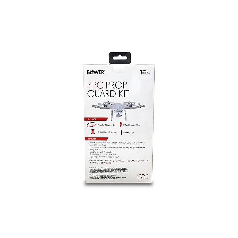 Bower 4PC Drone Propeller Guards for DJI Phantom 3 Series