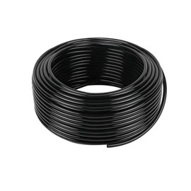 65.5 Ft (20 m) 1/4 Inch Drip Irrigation Tubing,for Irrigation Tubing Garden Hose Drip Launcher,Drip Irrigation System Black (ID0.16 in,OD0.28 in)
