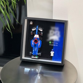 iLuane Display Wallboard for Speed Champions Visa Cash App RB VCARB 01 Race Car Model Kits 77246, Adult Collectibles Wall Mount, Home or Office Décor (No Car Included)