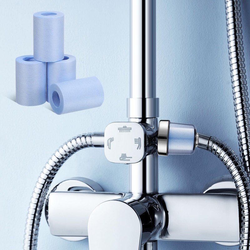 Luxshiny Pack of 20 Shower Filters Cotton Universal Water Filter