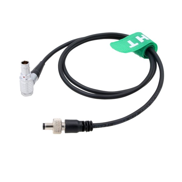 Right Angle 0B 2 Pin to Locking DC Barrel 2.5mm