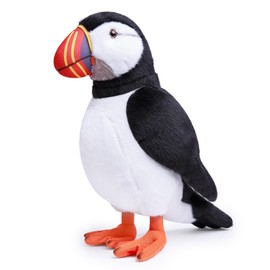 FRANKIEZHOU Realistic Atlantic Puffin Plush Animal,Bird Plush Toy, Beautiful Stuffed Toy, Toy for Kids, Home Decor, Cuddle Toy