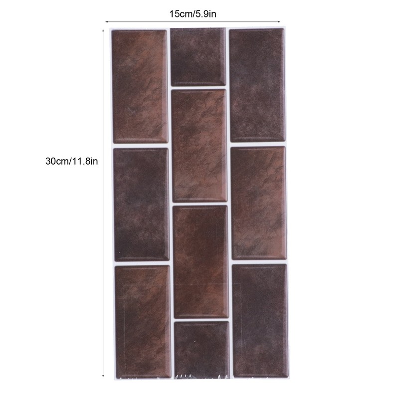 2 Sets Tile Sticker Retro Classic Self Adhesive Waterproof Sticker