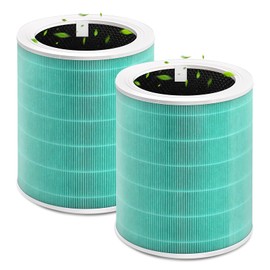 Core 600S Toxin Absorber Replacement Filter Compatible for Levoit Core 600s/Core 600s-P, 3 in 1 Efficient Middle Filter & Activated Carbon Filter,Great for Smoke Odors, Core 600S-RF-TX, 2Pack, Green
