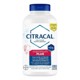 Citracal Citrato De Calcio + D3 + Zinc (280 Tabletas) Sabor Sin Sabor
