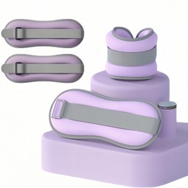 HJYDGJ Pack of 2 Wrist Weights Ankle Weights Bracelet Weight Cuff Foot Weights Pilates Weights Weights for Legs and Arms Wrist Weights Hand Weights (Purple)