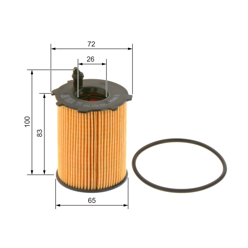 Bosch P7159 - Oil Filter Car