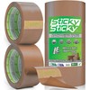 Sticky Sticky Sticky Sticky Packing Tape 6 Rolls 48MM x