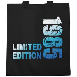 Shirtracer - Cotton Bag - 40th Birthday - Limited Edition 1985, 1 black, Unit size