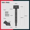 Kotarbau Pack of 2 Cross Hinges, 100-400 mm, Shutter Hinges,