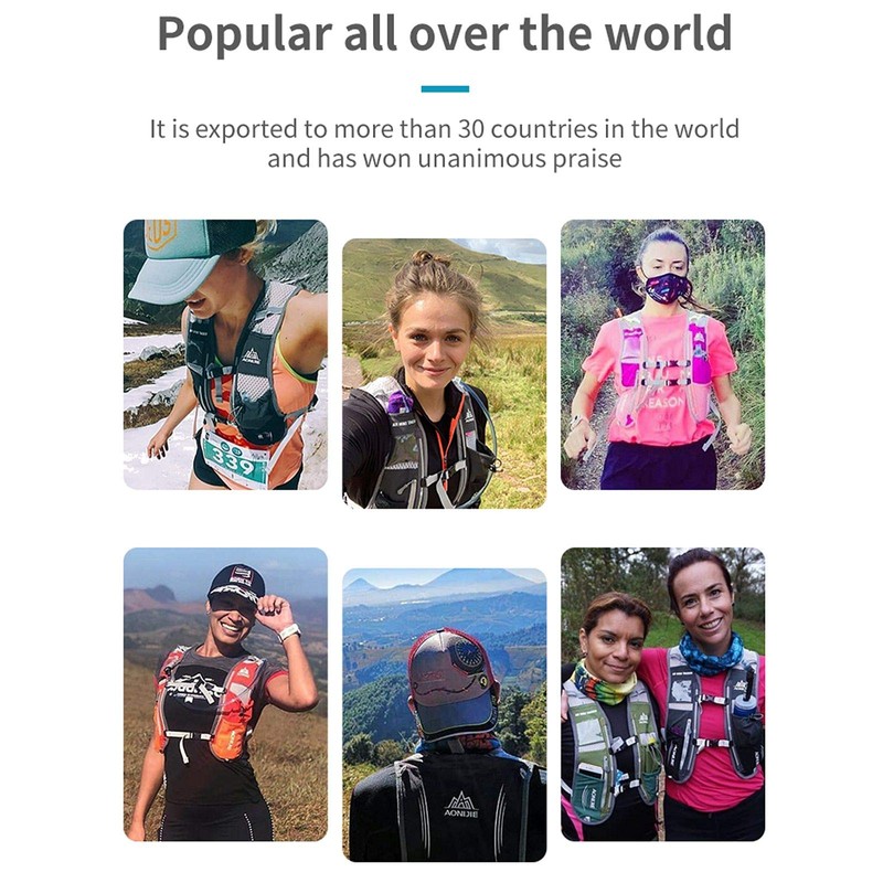 Aonijie Hydration Vest Pack Backpack 5L Marathoner Running Race Hydration