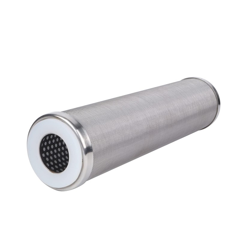 Amwater Stainless Steel Cleanable Wire Mesh Filter Cartridge 10”Length,2.5"OD(10 Micron)