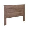 Prepac Stylish Flat Wood Panel Headboard for Queen Size Beds,