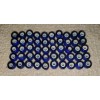 Jumbo Old Cobalt Blue White Heart African Trade Beads 50