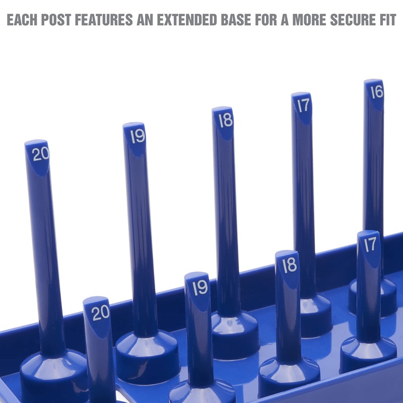 OEMTOOLS 22237 6 Piece SAE and Metric Socket Tray Set,