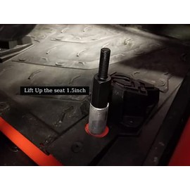 4PCS Maverick X3 Seat Riser, Seat Lift Kit Compatible with Can Am Maverick X3 / X3 MAX / X3 R, 1.5"/2" Adjustable with 4 Extra Spacers