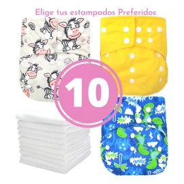 Pañales Ecologicos Paquete Insertos Bambo 10pz                                                                                                        