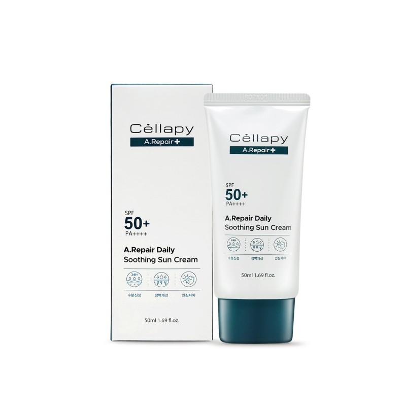 Cellapy A-Repair Daily Soothing Sun Cream 50ml/SPF50+ 2 Pieces /