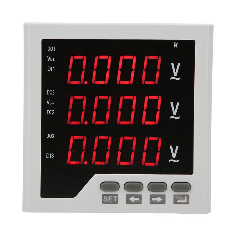 DTM-AV96 3 Phase Voltage Meter Programmable LED Digital Display Voltmeter