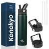 Konokyo Insulated Water Bottle 24oz Stainless Steel Sport Bottles with
