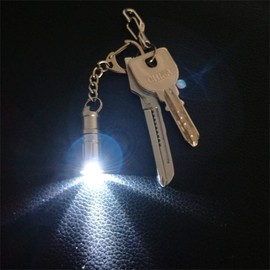 Nitefox e1 Smallest Keychain Flashlight Micro Tiny Mini Keychain Light Long-Lasting Safety Light for Everyday Carry Emergencies Outdoor Dog Walking Hiking Camping Nice Gift for Parents Kids