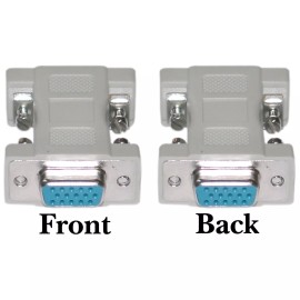 CABLE WHOLESALE VGA Coupler / Gender Changer, HD15 Female to HD15 Female   30H1-06400