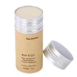 AMONIDA Styling Wax Stick Hair Wax Hairstyle Gel Stick Hair Modeling Wax Stick 75 G Mujeres Hombres Styling Wax Stick Hair Hidratante Cera Matt Strong Hold Hair Pomade