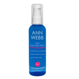 Ann Webb AHA Enzyme Mask and Peel - All Natural Gentle Fruit Enzyme to Brighten Complexion and Exfoliate Skin with Natural Glow - 2oz