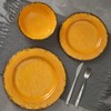 LEHAHA Melamine Dinnerware Sets, Outdoor Use Harvest Dinner Plates and