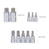 Triple Spline Bit Socket 10 Pcs M4 To CR V