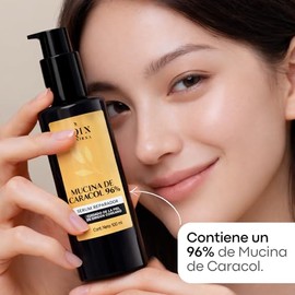 Sqin Luxiena Serum Baba de Caracol Coreano, Mucina de Caracol 96%, Repara e Hidrata la piel, Skincare Coreano, Snail Mucin, 100 ml.