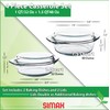 Simax Casserole Dish Set, Set of 2 Casserole Dish with