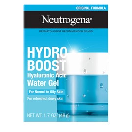 Neutrogena Hydro Boost - Gel de agua, hidratación de 24 horas para piel normal/grasa, fragancia exclusiva, hidratante facial con ácido hialurónico, cuidado de la piel para piel jugosa, profundamente