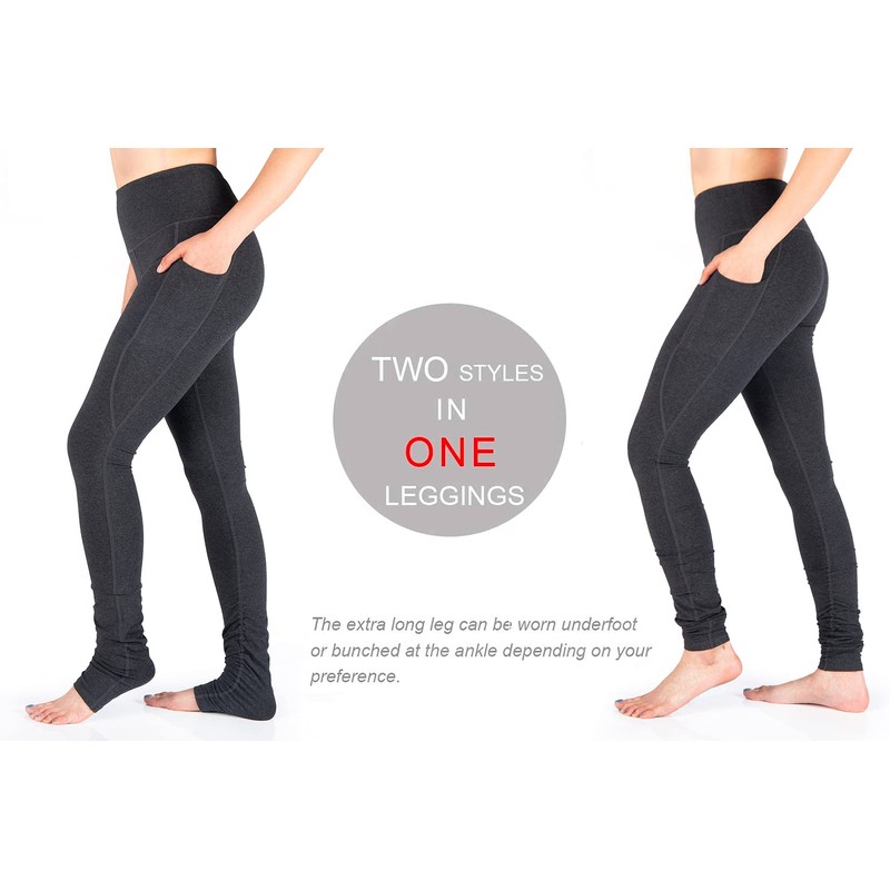 Yogipace Women's 34" High Waisted Goddess Extra Long Yoga Over