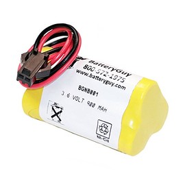 BatteryGuy ELM2LED Emergency Light Battery - 3.6V 900mAh