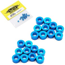 Yeah Racing YA-0397LB Aluminum M3 Flat Washer 3mm 20pcs Blue