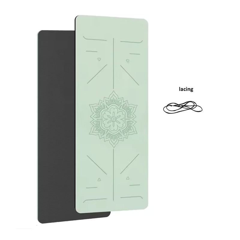 6mm TPE Anti-Slip Yoga Mat, 180 x 57 cm Eco-Friendly
