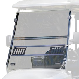 RED DOT Vented Clear Golf Cart Windshield Compatible with Star EV Capella Golf Carts | 1/4 Inch Acrylic | Made in the USA