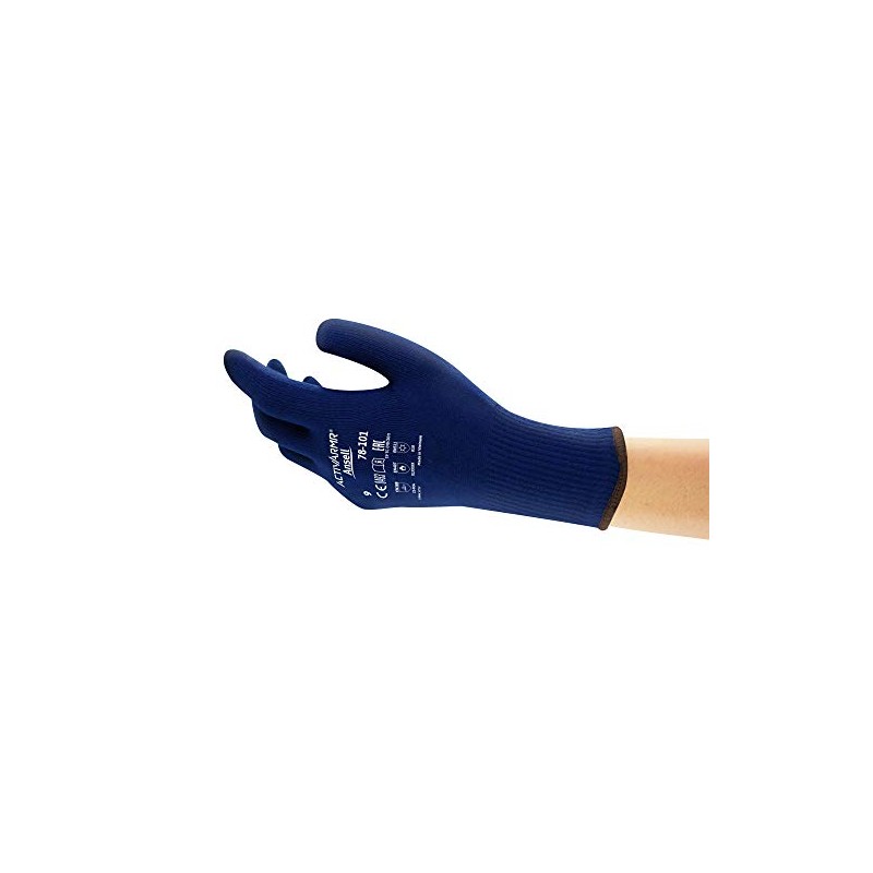 Ansell Therm-A-Knit 78-101 Special purpose gloves, mechanical protection, Blue, Size