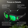 VIVOSUN Indoor Hydroponics LED Grow Room Glasses with Glasses Case