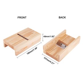 PH PandaHall Wood Soaps Beveler Planer Candles Loaf Cutter Mould Beveler Sharp Blade Soap Candle Mold Cutter Handmade Soap Making Trimming Mold Tool