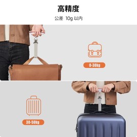 FREETOO Travel Luggage Scale, 2nd Generation Chip, For LCC, Portable, Stylish, Measuring Device, Digital, Lightweight, With Tare Function (Red)