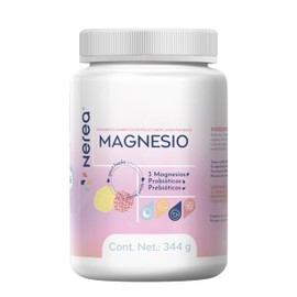 Magnesio / 3 magnesios/citrato de magnesio. carbonato de magnesio, glicinato de magnesio, probioticos y prebioticos. 86 porciones (3 meses), sin aditivos, sin rellenos.