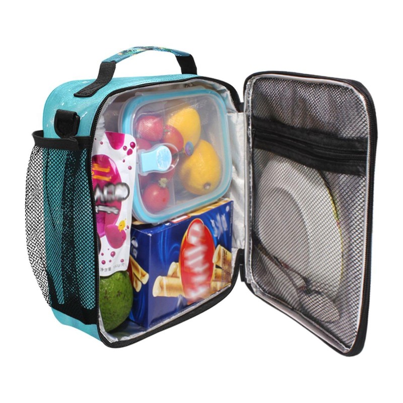 Sea Turtle Teal Underwater Lunch Box Insulated Lunch Bag Prep