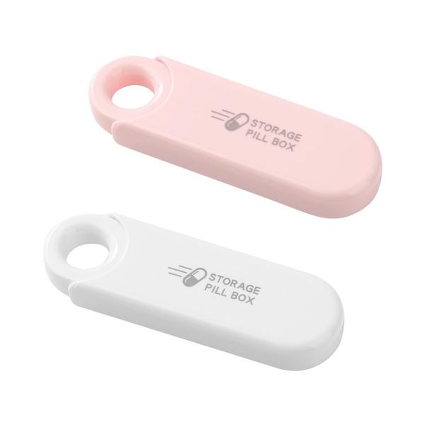 Pill Box, Small Pill Box for Travel, Pill Box for
